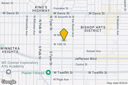 Map Image of the Property - 735 W 10th St