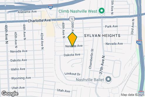 Map Image of the Property - 3901 Nevada Ave