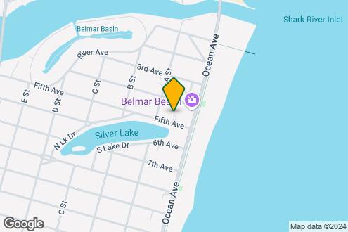 Map Image of the Property - 104 5th Ave Belmar