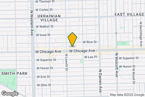 Map Image of the Property - 2136 W Chicago Ave