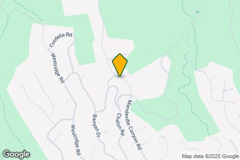 Map Image of the Property - 2435 Mandeville Canyon Rd