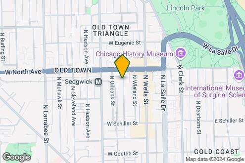 Map Image of the Property - 1552 N North Park Avenue