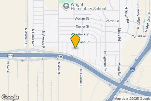 Map Image of the Property - 2109 N Avenue K