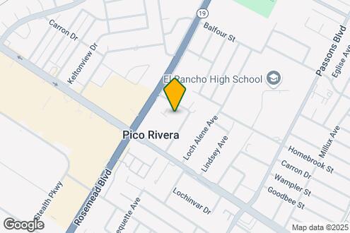 Map Image of the Property - California Villages Pico Rivera