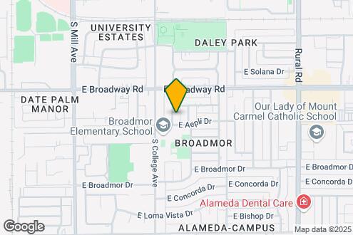 Map Image of the Property - 2035 S El Camino Dr