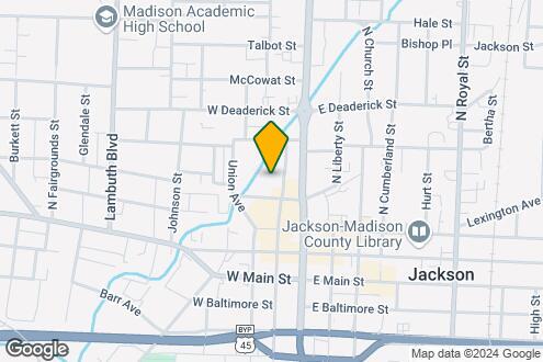 Map Image of the Property - Jackson Walk & High Point Apartments