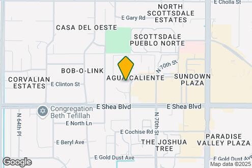 Map Image of the Property - Furnished Studio - Scottsdale