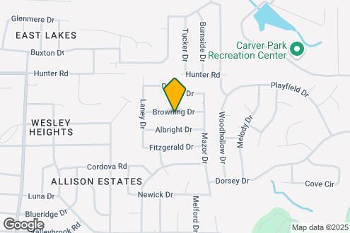 Map Image of the Property - 6308 Browning Dr