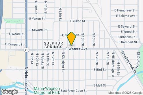 Map Image of the Property - 1410 E Waters Ave