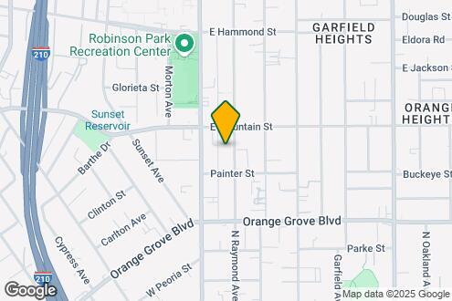 Map Image of the Property - 853-861 N Raymond Ave