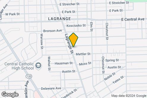 Map Image of the Property - 2816 Lagrange St