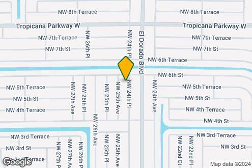 Map Image of the Property - 518 NW 24th Pl