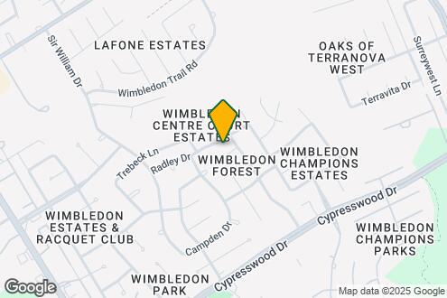 Imagen del Mapa de la Propiedad - 6606 Wimbledon Forest Ct