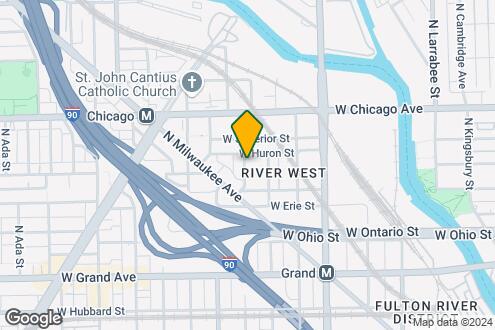 Map Image of the Property - River West Lofts