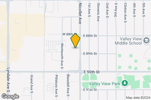 Imagen del Mapa de la Propiedad - Nicollet South Apartments