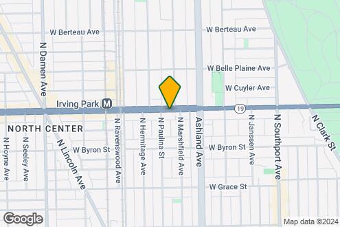 Map Image of the Property - 1647 W Irving Park Rd