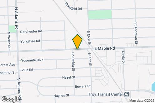 Map Image of the Property - Maple Road Townes