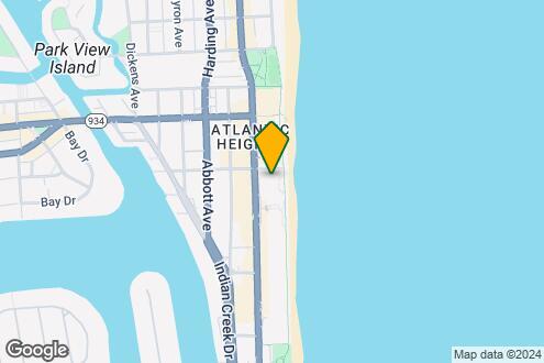 Map Image of the Property - 6899 Collins Ave