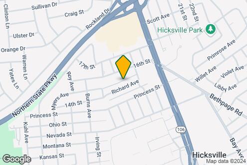 Map Image of the Property - Eagle Rock Apartments at Hicksville & Jericho