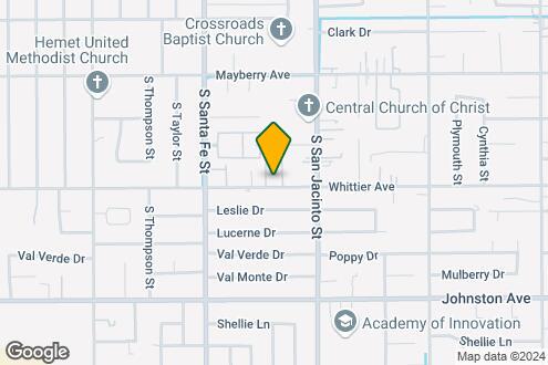 Imagen del Mapa de la Propiedad - Mountain View Townhomes