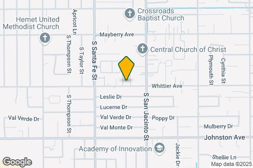 Map Image of the Property - Mountain View Townhomes