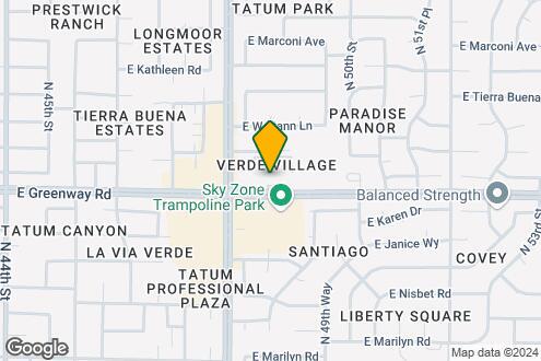 Map Image of the Property - 15425 N Tatum Blvd