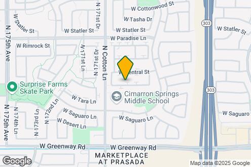 Map Image of the Property - 17022 W Marconi Ave