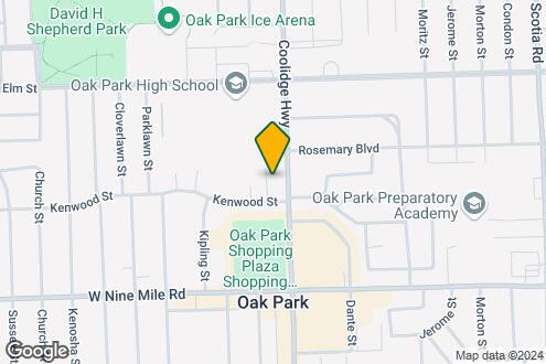 Map Image of the Property - Oak Park Manor Apartments & Townhomes - Oa...