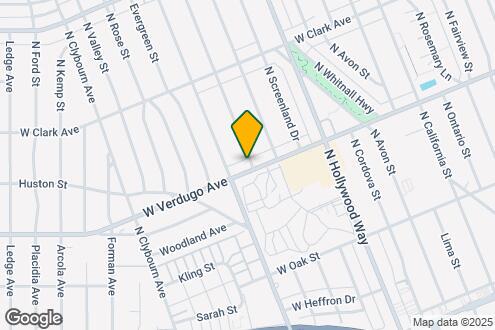 Map Image of the Property - 4001 W Verdugo Ave