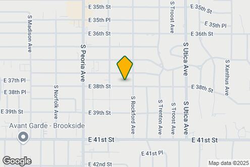 Map Image of the Property - 1429 E 38th St