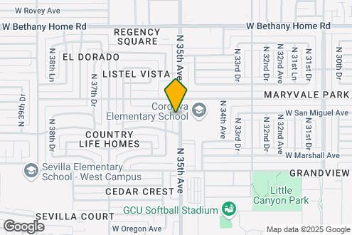 Map Image of the Property - 5632 N 35th Ave