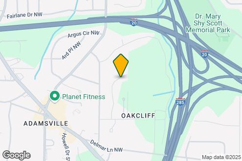 Map Image of the Property - 243 Oakcliff Ct NW