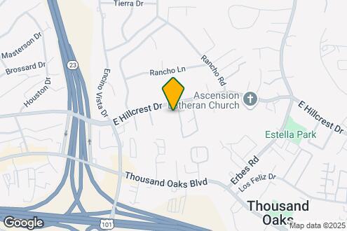 Map Image of the Property - 1348 E Hillcrest Dr