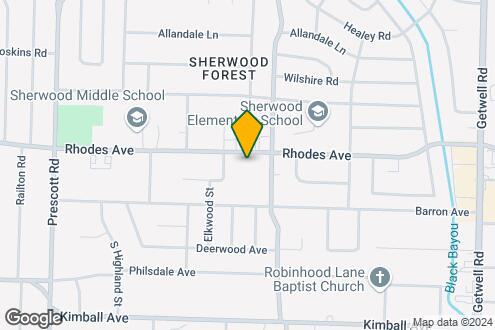 Map Image of the Property - Sherwood Flats