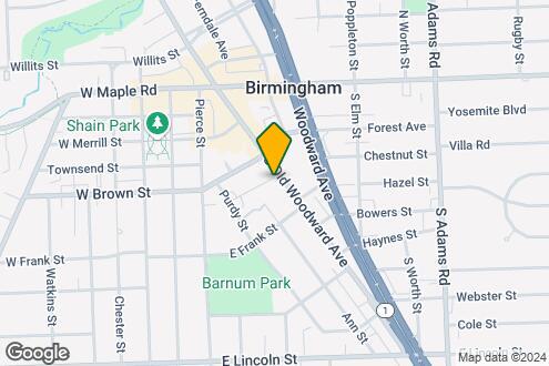 Imagen del Mapa de la Propiedad - Birmingham Houze