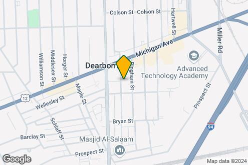 Map Image of the Property - Dearborn Town Center Senior