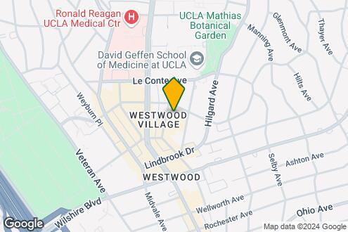 Imagen del Mapa de la Propiedad - The Glendon Apartments in Westwood