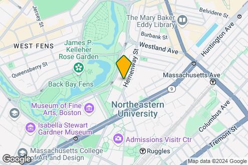 Map Image of the Property - 165-171 Hemenway St