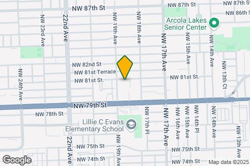 Map Image of the Property - 1860 NW 81st Street