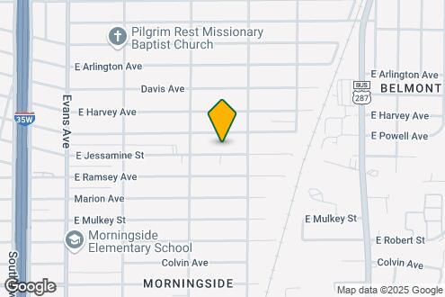 Imagen del Mapa de la Propiedad - 1233 E Jessamine St