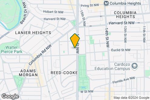 Map Image of the Property - 2620 16th Street Apartments