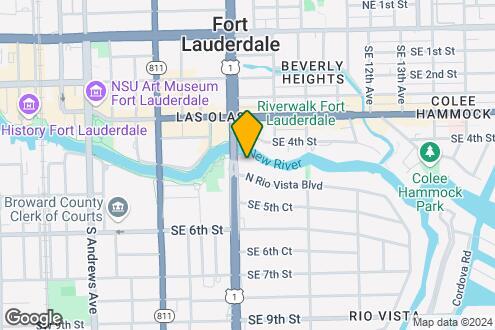 Map Image of the Property - Las Olas Riverfront Apartments