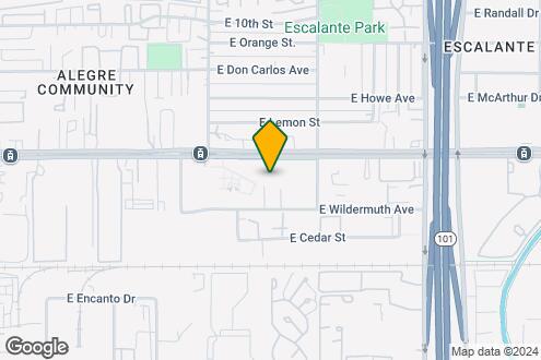 Map Image of the Property - Culdesac Tempe