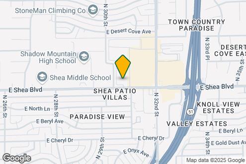 Map Image of the Property - 3040 E Shea Blvd