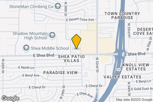 Map Image of the Property - 3040 E Shea Blvd