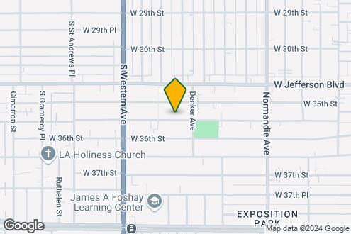 Map Image of the Property - 1587 W 35th Pl