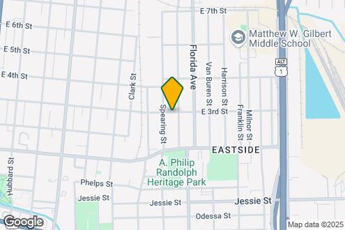 Map Image of the Property - 720 E 3rd St