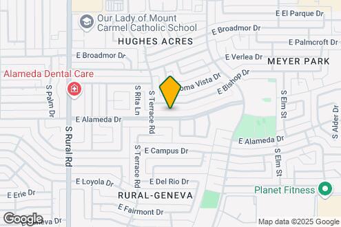 Map Image of the Property - 1126 E Alameda Dr