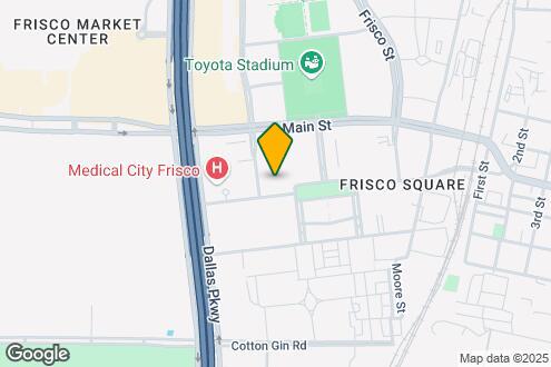 Map Image of the Property - Civic at Frisco Square Apartments