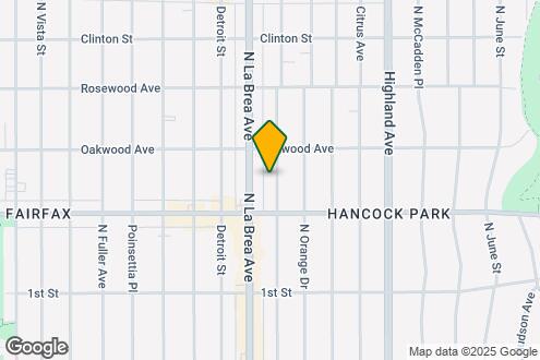 Map Image of the Property - 333 N Sycamore Ave